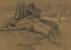 "Played Out," Edwin Forbes. Credit: Library of Congress (cropped).